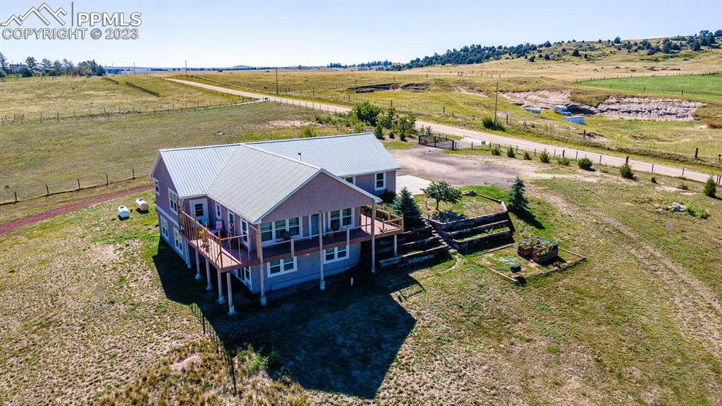 4685 County Road 106 Elbert, CO 80106 - Photo 40 of 43 a view of a swimming pool with an ocean view
