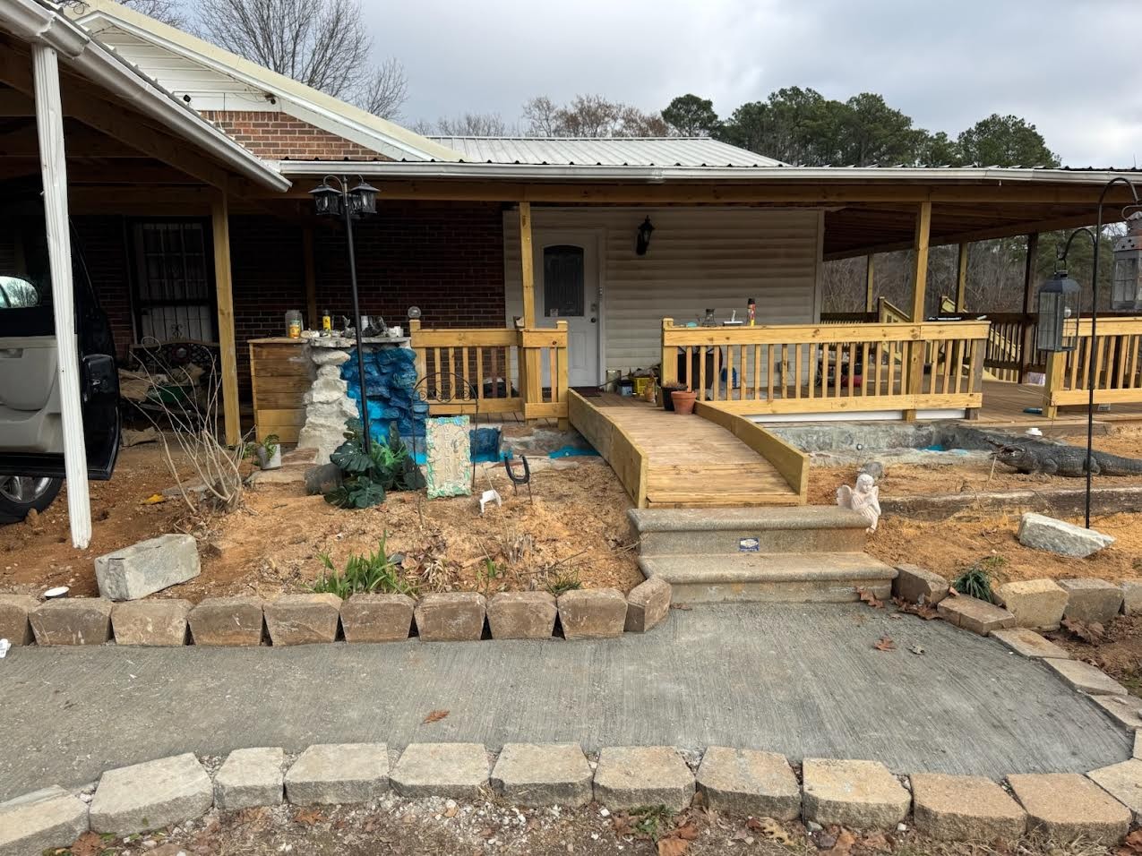 395 Hannis Road Bolivar, TN 38008 - Photo 20 of 24 a view of a house with backyard and porch