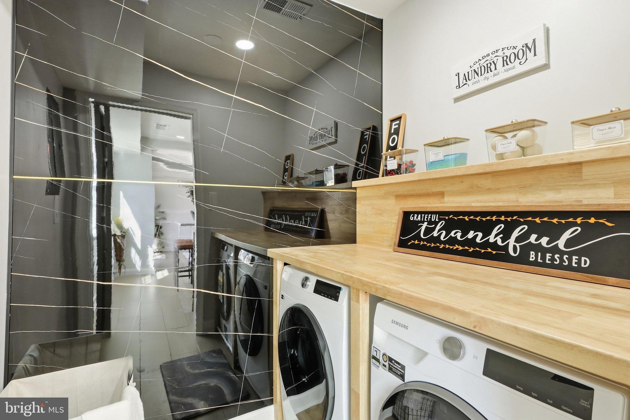 Beautiful, functional, laundry room