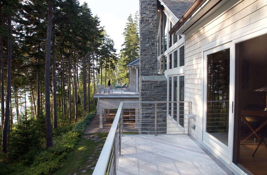 149 Treasure Point Road Tenants Harbor, ME 04860 - Photo 23 of 30 Deck off master bedroom with view of...