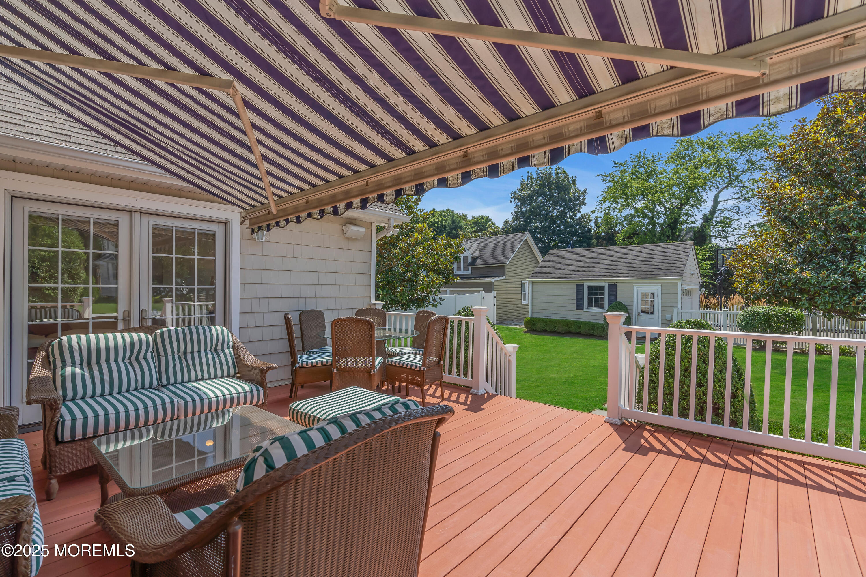 57 W River Road Rumson, NJ 07760 - Photo 35 of 44 a view of a patio on the roof deck