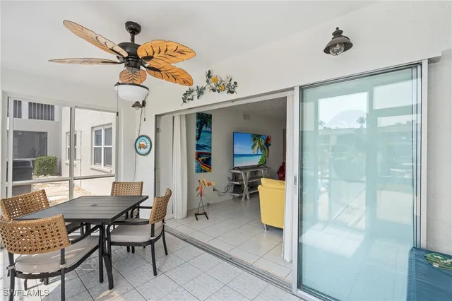 a view of a livingroom and dining room