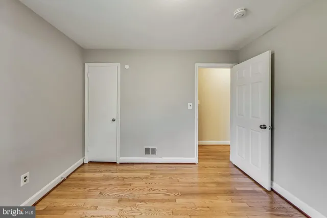 a view of an empty room