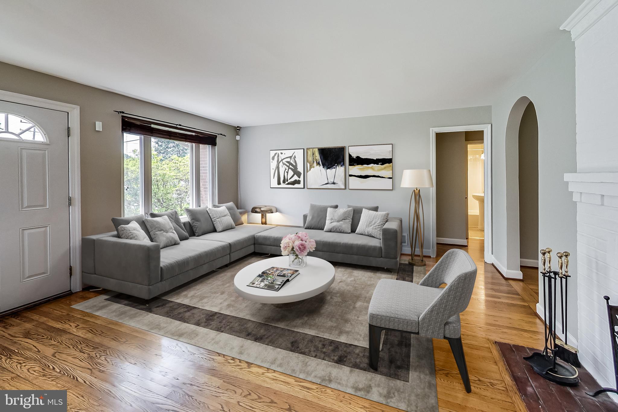 8617 Lynbrook Drive Bethesda, MD 20814 - Photo 5 of 48 a living room with furniture and a window