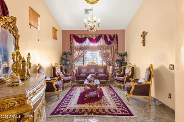 a black and white photo of a room