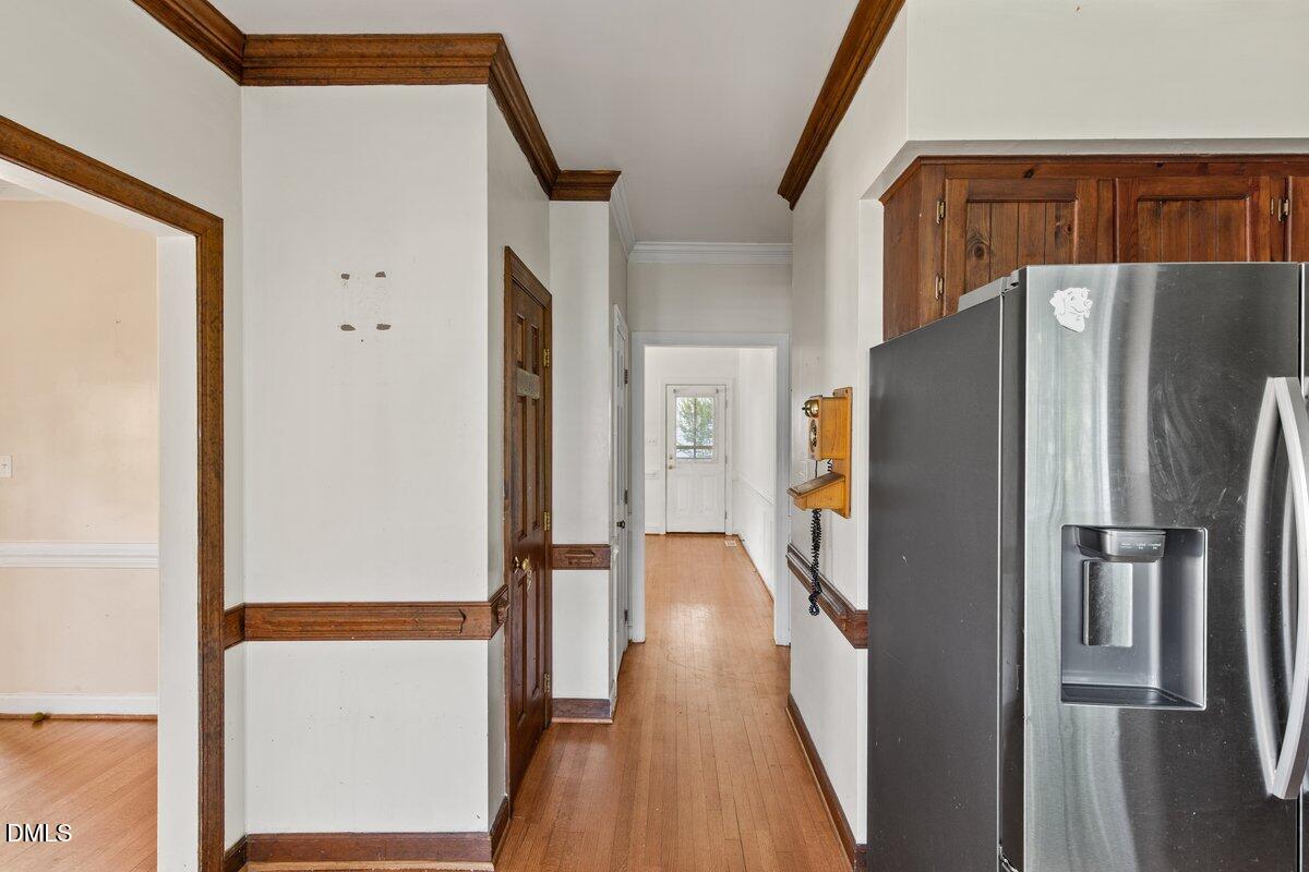 3812 Providence Road Rocky Mount, NC 27803 - Photo 7 of 18 a view of hallway with wooden floor