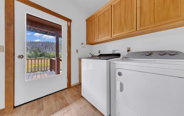 a view of a house with a porch