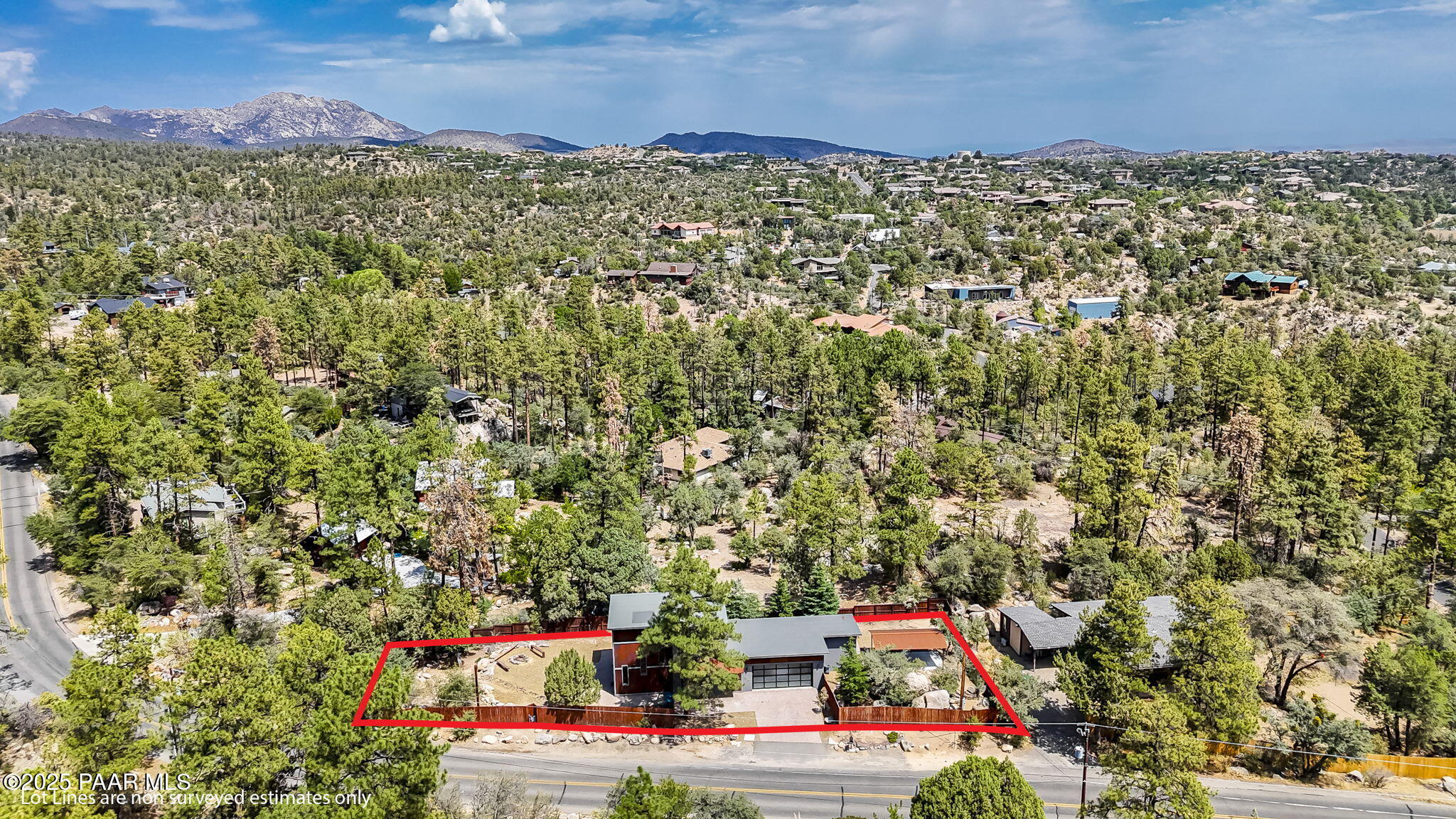 2196 Thumb Butte Road Prescott, AZ 86305 - Photo 36 of 42 Aerial