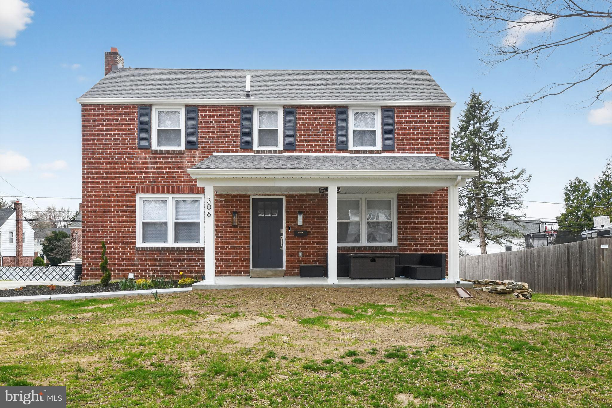 306 Brentwood Road Havertown, PA 19083 - Photo 37 of 48 a front view of a house with a yard