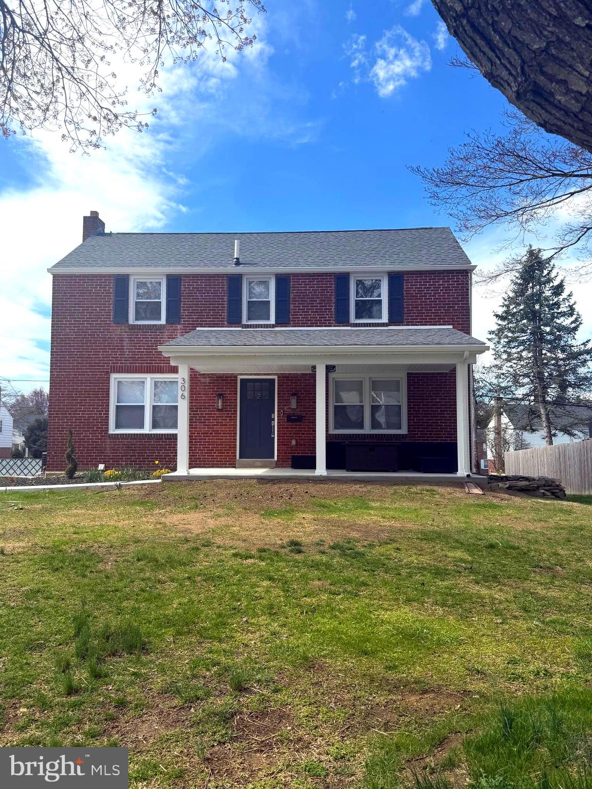 306 Brentwood Road Havertown, PA 19083 - Photo 46 of 48 a front view of a house with garden