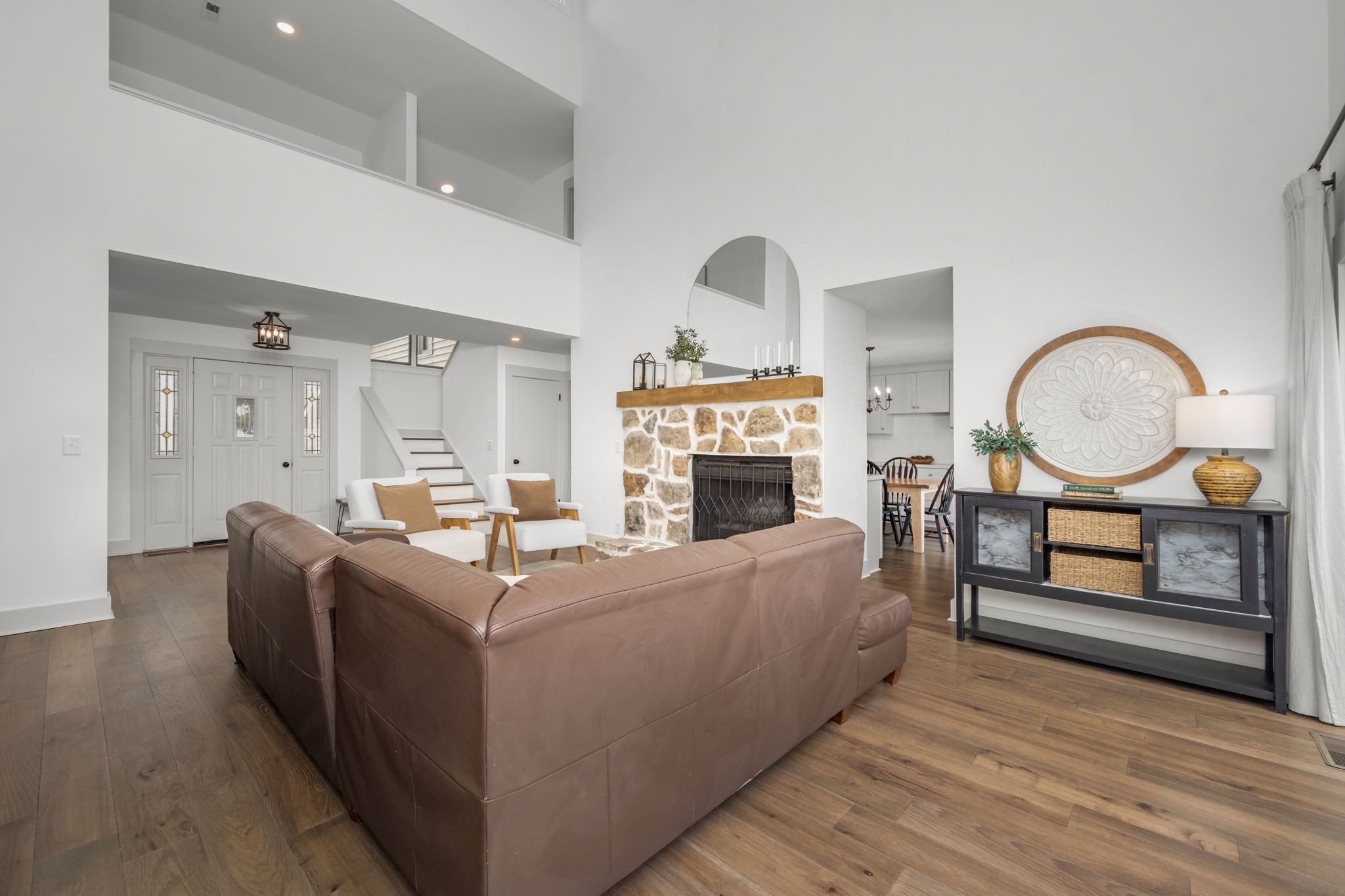 268 Davis Road Wartrace, TN 37183 - Photo 24 of 74 a living room with furniture a fireplace and a dresser