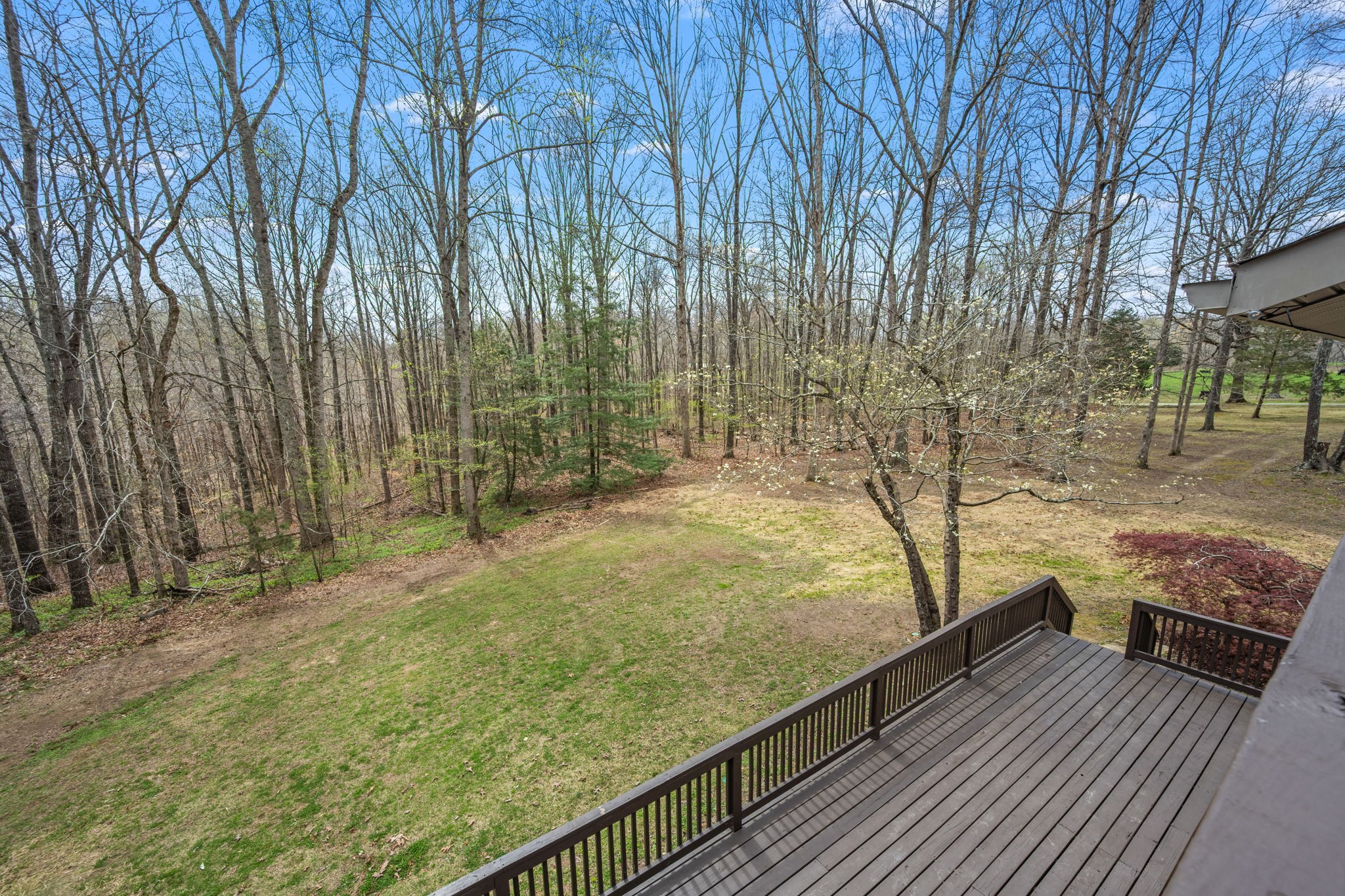 268 Davis Road Wartrace, TN 37183 - Photo 45 of 74 a view of a balcony with wooden floor and fence
