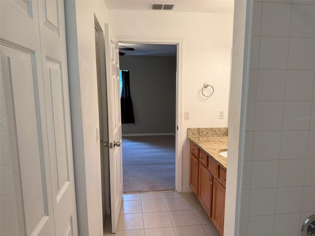 9735 West Dunnellon Road, Unit 31 Crystal River, FL 34428 - Photo 47 of 55 a view of a hallway and an entryway door