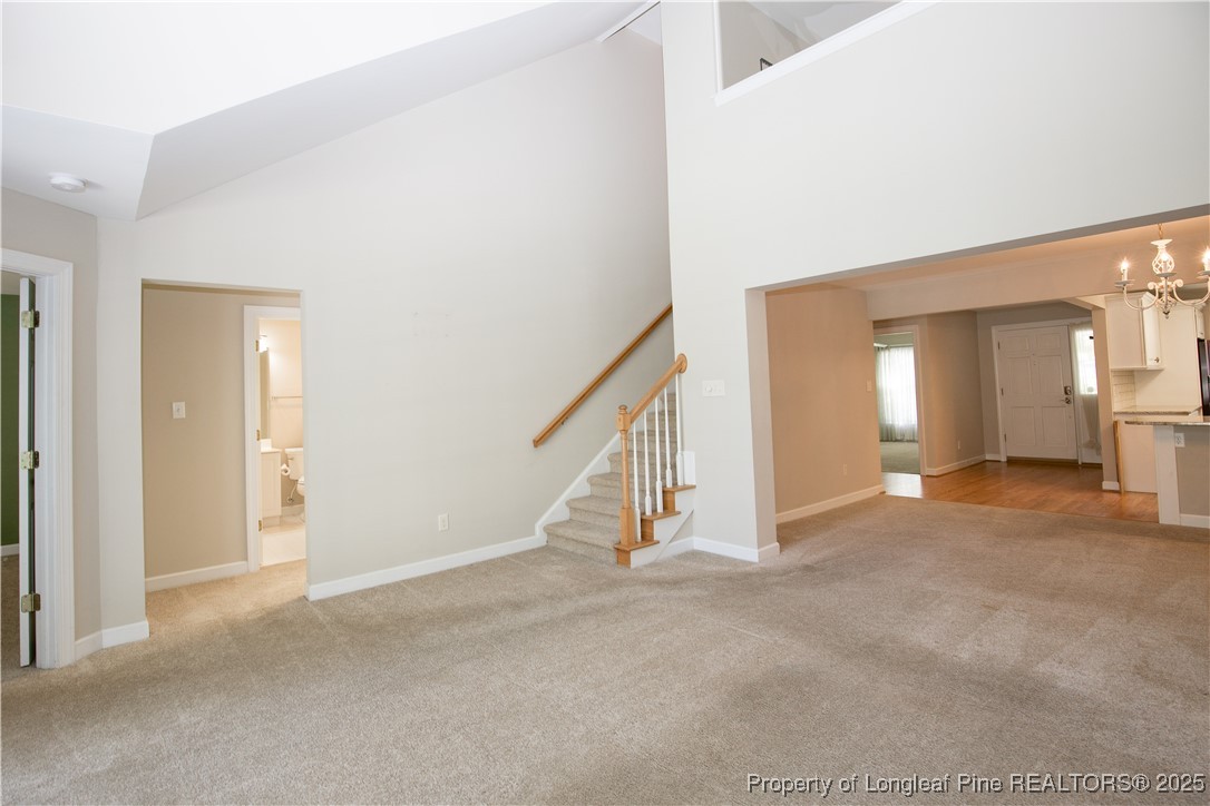 175 Knoll Road Southern Pines, NC 28387 - Photo 20 of 50 a view of a livingroom with stairs