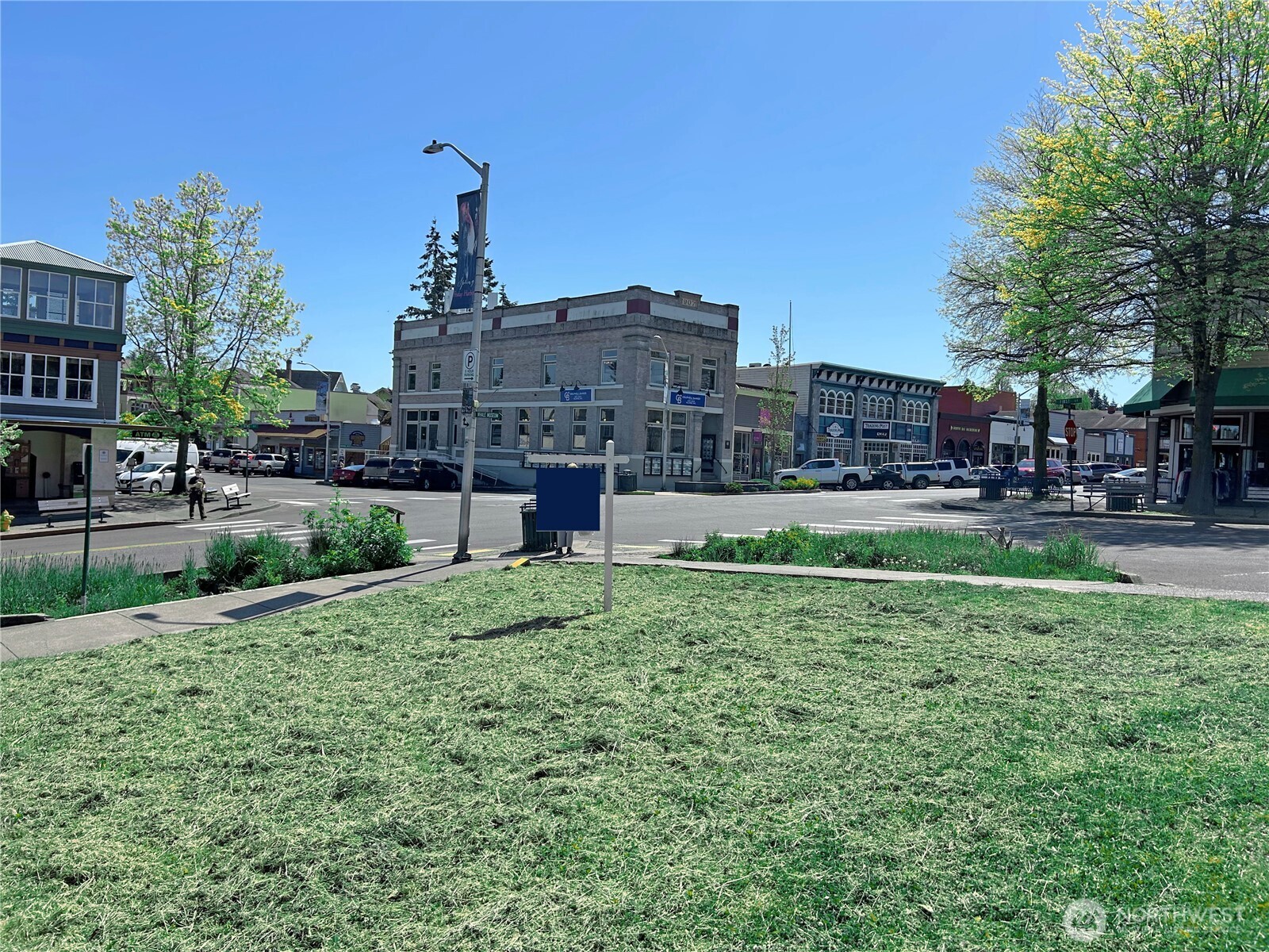 80 First Street South Friday Harbor, WA 98250 - Photo 1 of 8 a large green building with a yard