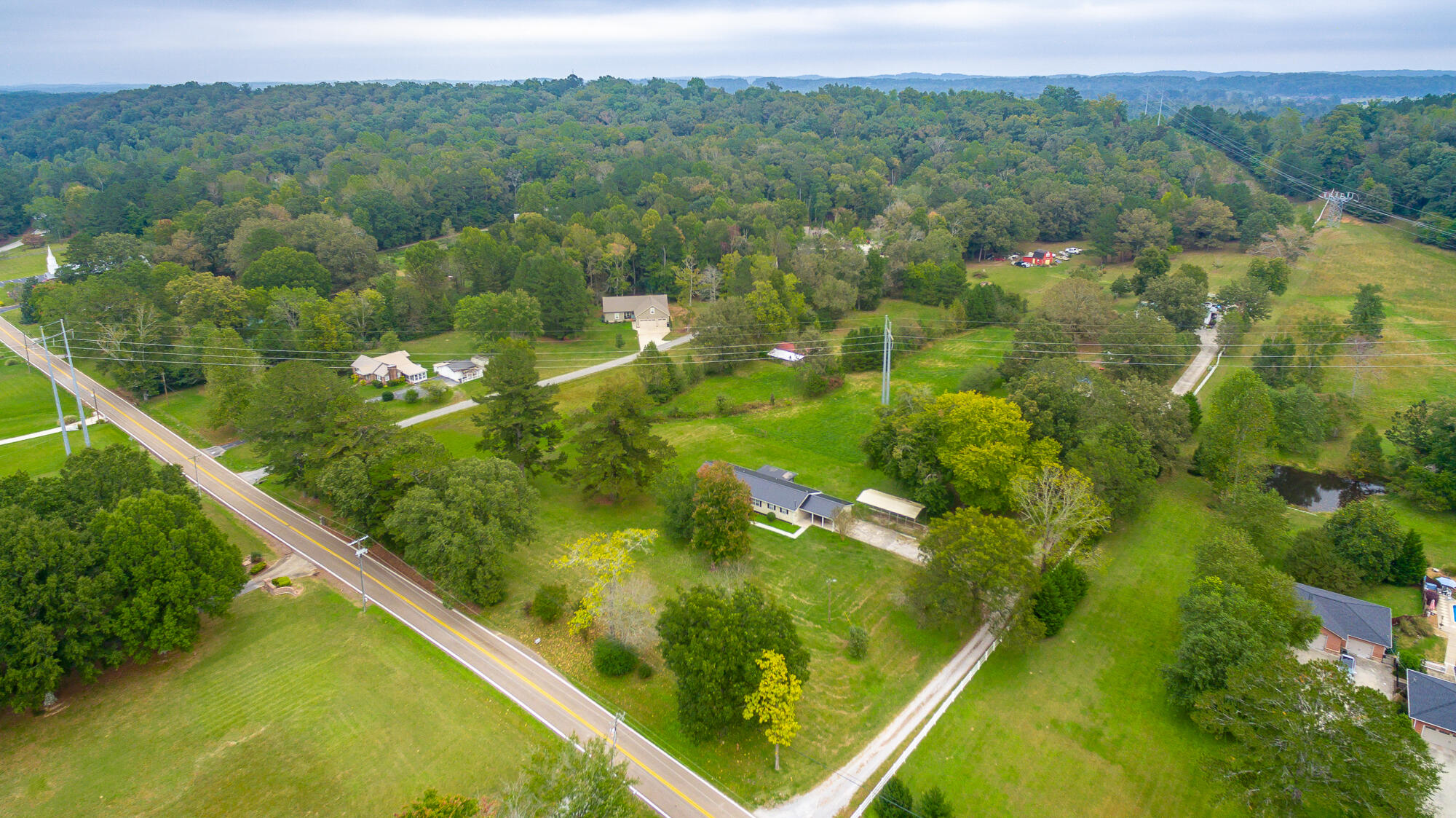 4204 Bill Jones Road Apison, TN 37302 - Photo 44 of 44 Aerial of property
