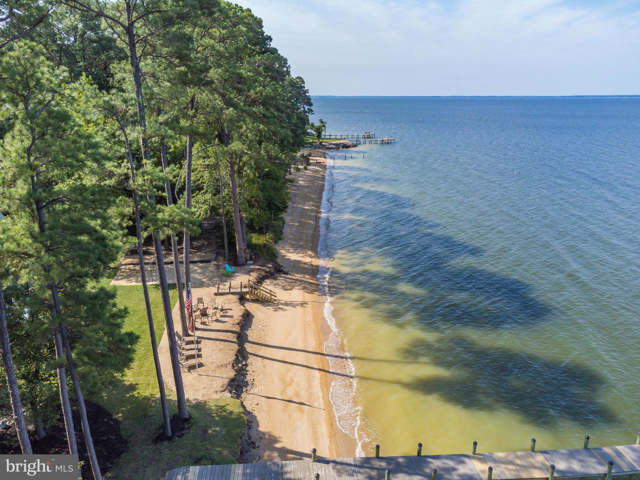 16271 Thomas Road Piney Point, MD 20674 - Photo 2 of 40 Expansive private beach! 540 feet.