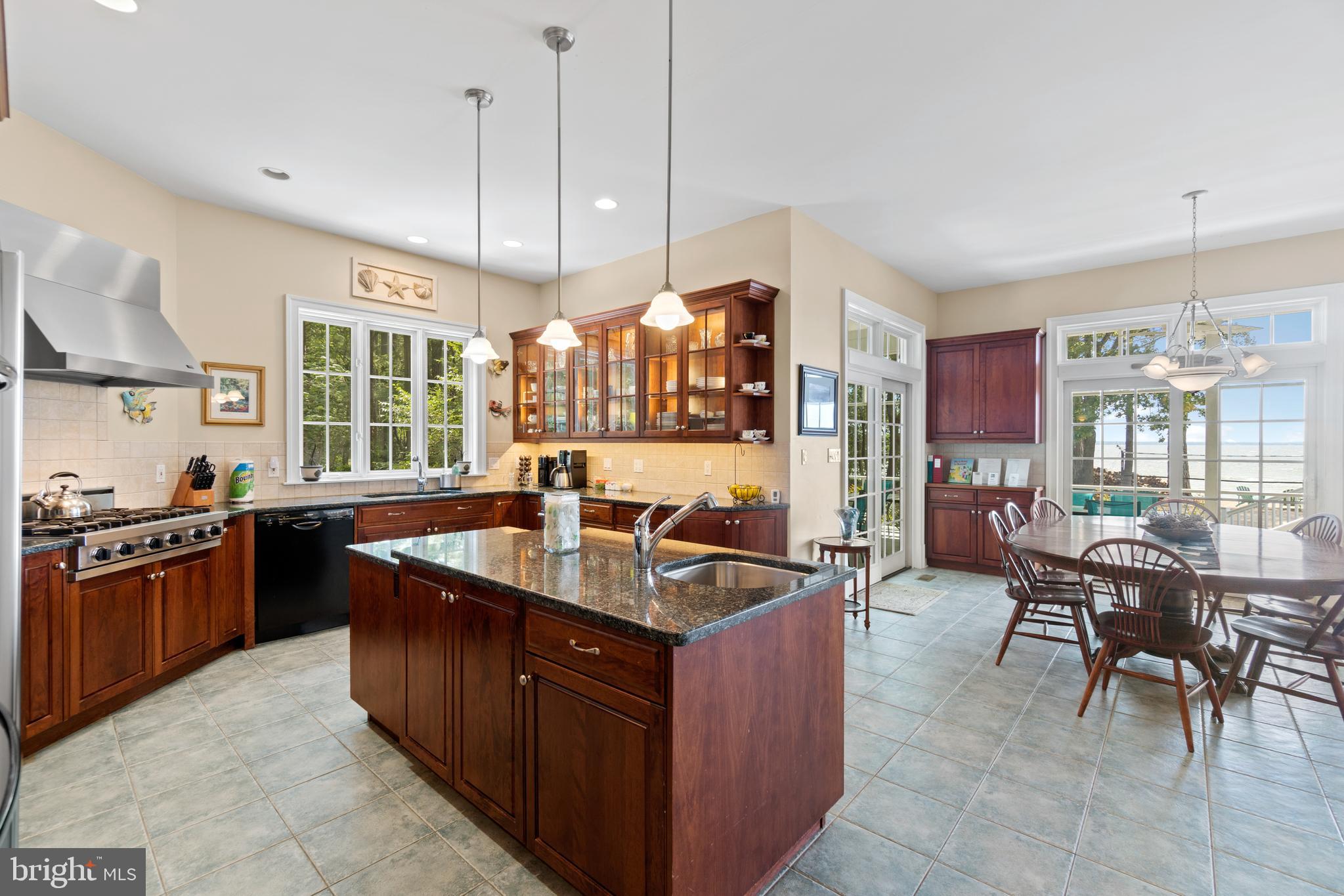 16271 Thomas Road Piney Point, MD 20674 - Photo 13 of 40 The kitchen features lighting in the cabinetry.