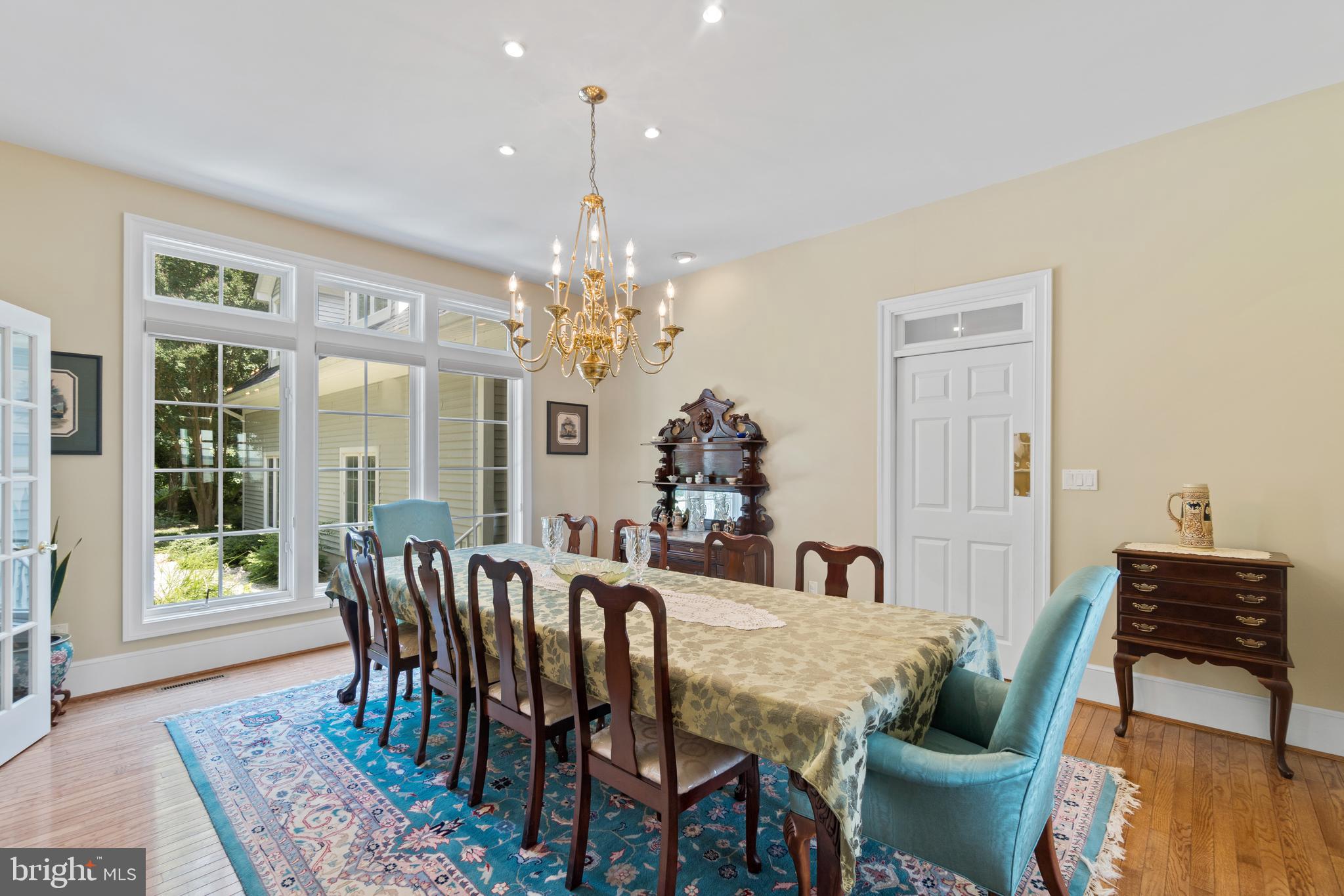 16271 Thomas Road Piney Point, MD 20674 - Photo 15 of 40 Formal dining with a butlers door to the kitchen.