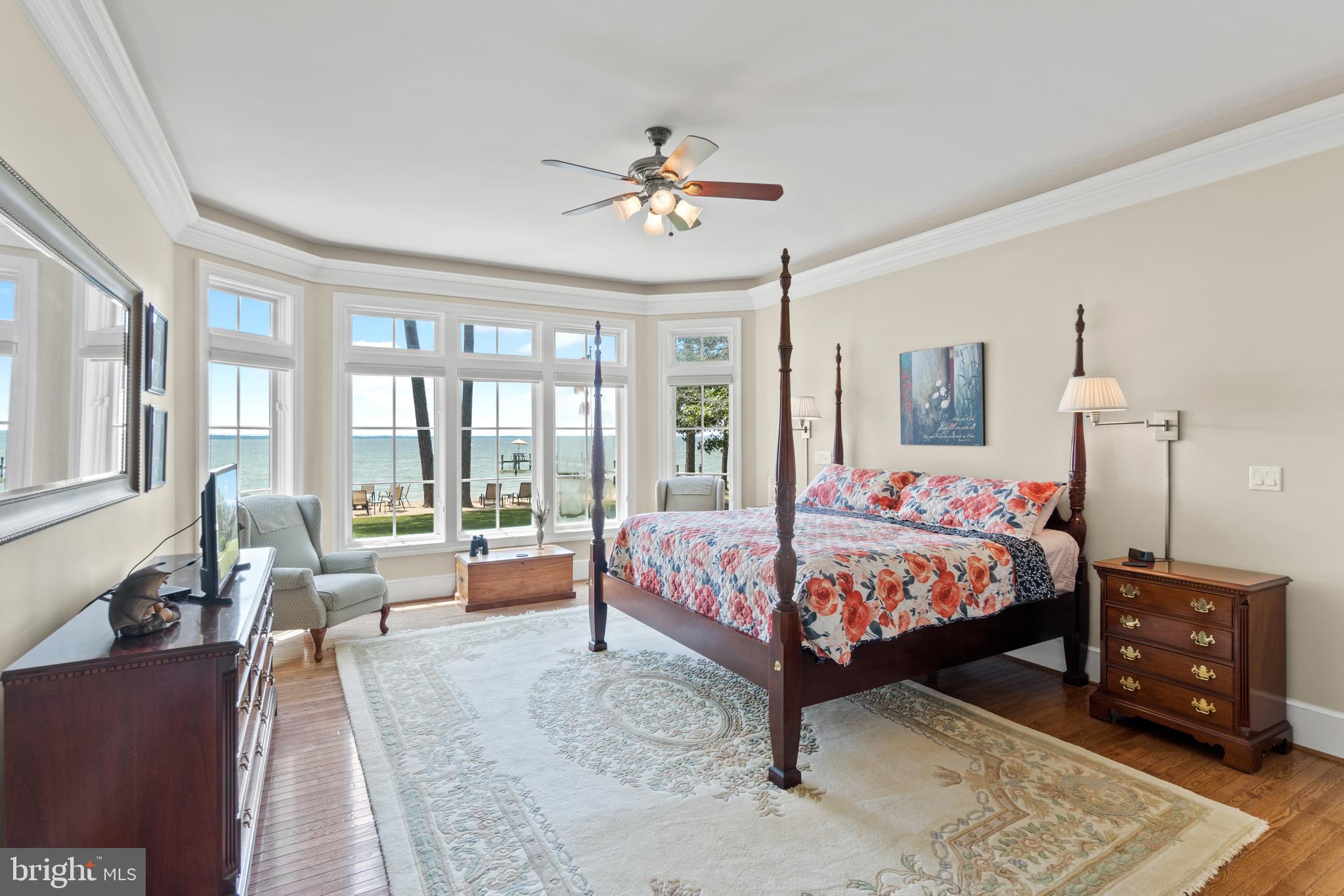 16271 Thomas Road Piney Point, MD 20674 - Photo 16 of 40 Master bedroom with the perfect water views.