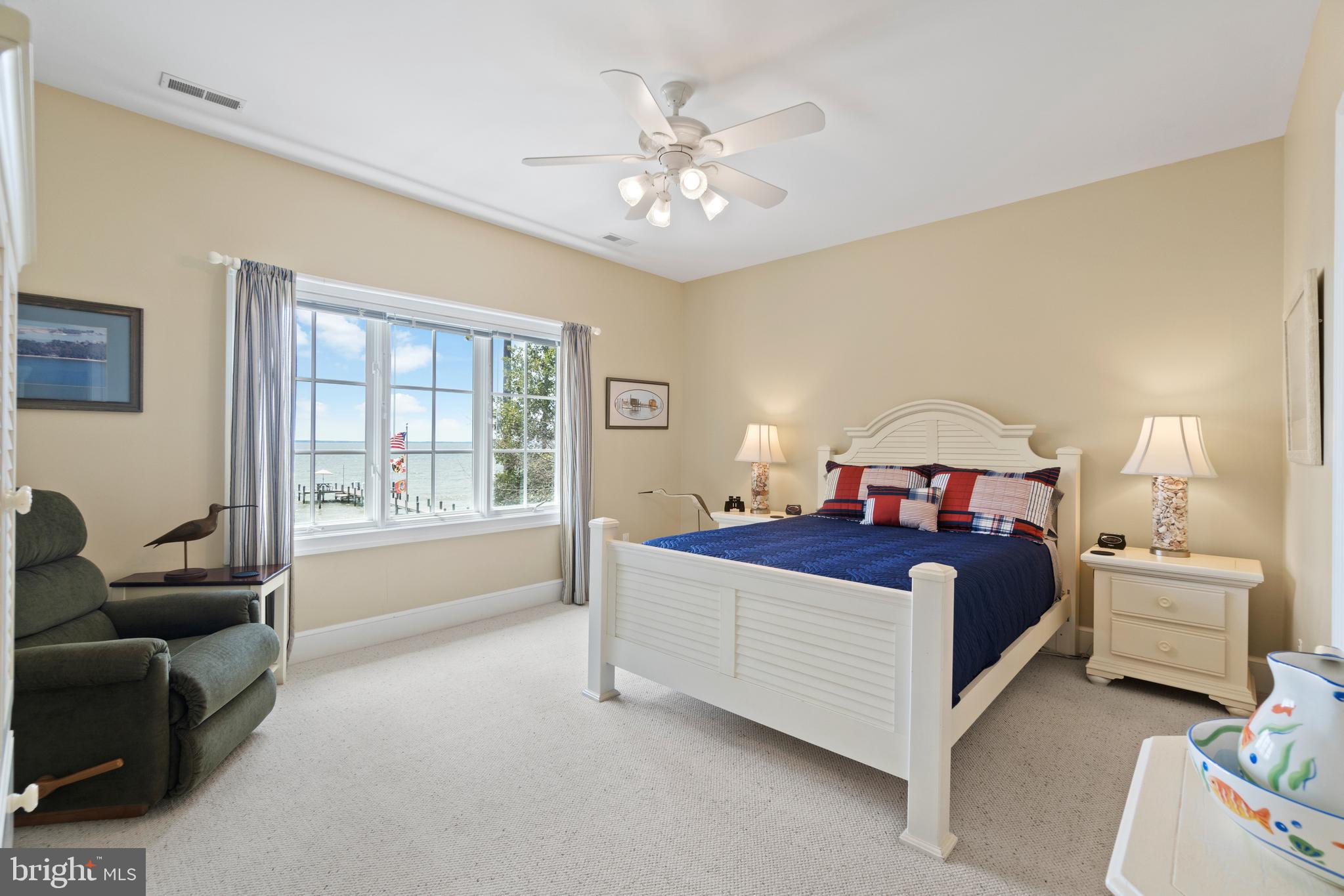 16271 Thomas Road Piney Point, MD 20674 - Photo 19 of 40 This upper guest room shares a jack & jill bath.