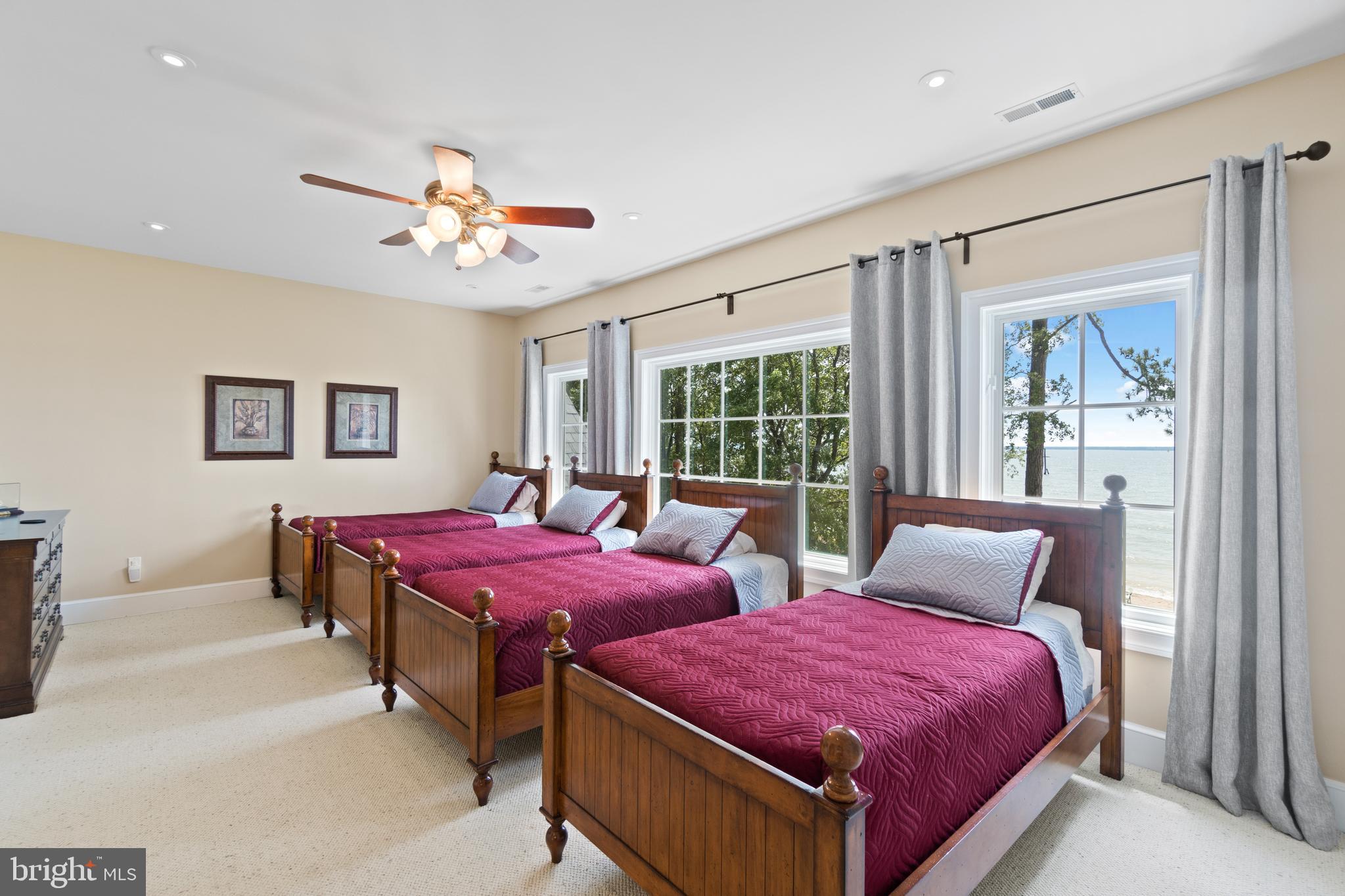 16271 Thomas Road Piney Point, MD 20674 - Photo 21 of 40 3rd upper guest bedroom with views!