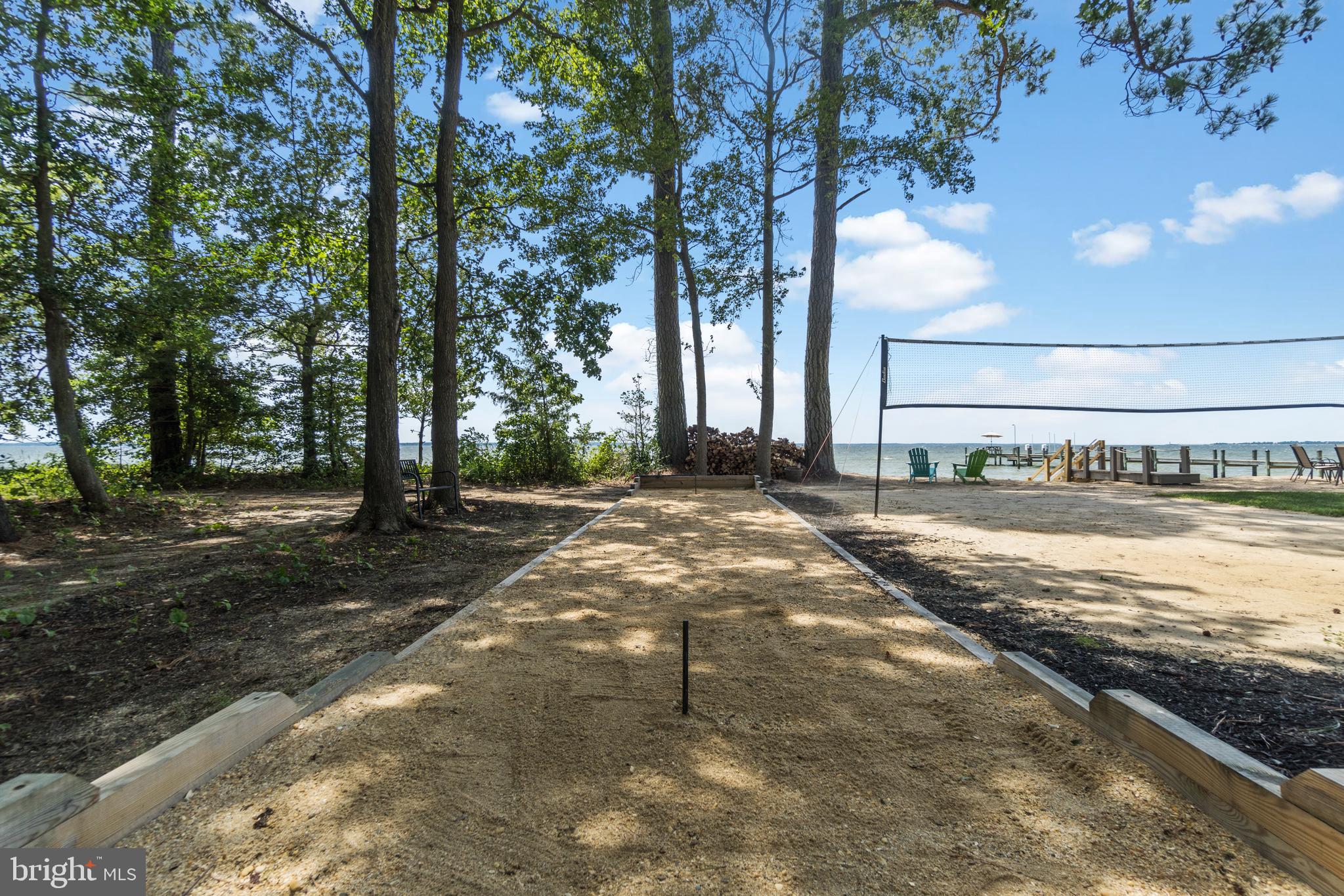 16271 Thomas Road Piney Point, MD 20674 - Photo 29 of 40 Professionally designed horseshoe pit.