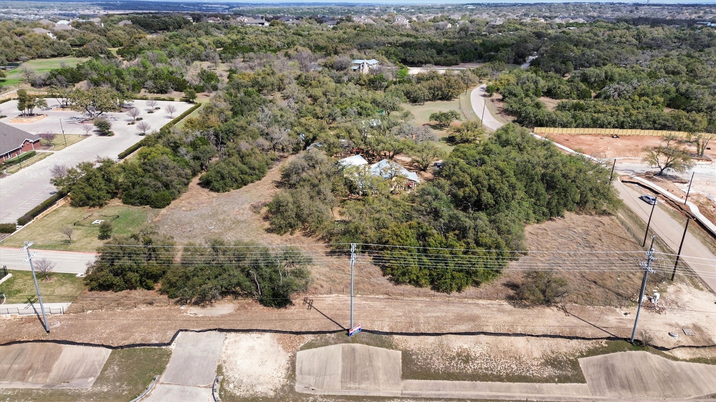 51 County Road 264 Leander, TX 78641 - Photo 13 of 15 an aerial view of a house with a yard