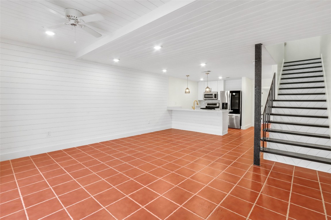 551 Terminal Loop Road, Unit B3 McQueeney, TX 78123 - Photo 11 of 23 an empty room with wooden floor