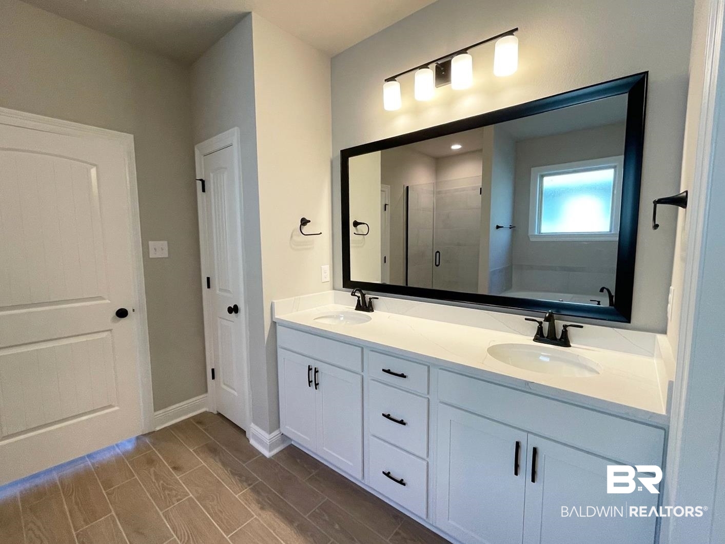 1392 Fenton Circle Foley, AL 36535 - Photo 7 of 17 Bathroom with vanity and plus walk in shower