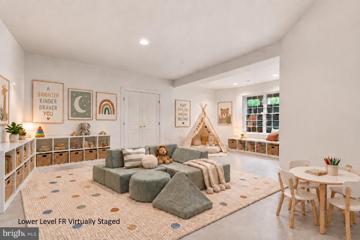 11640 Piney Spring Lane Potomac, MD 20854 - Photo 25 of 33 Lower Level Rec Room Virtually Staged