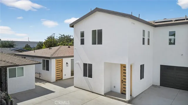 a aerial view of a house