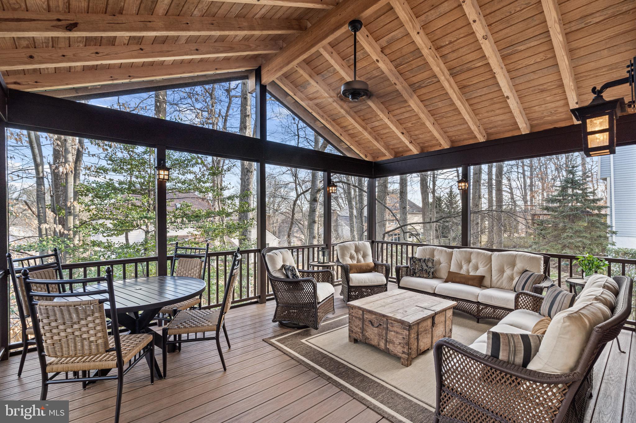 6827 Bluecurl Circle Springfield, VA 22152 - Photo 23 of 50 Gorgeous screened in porch just off the living roo