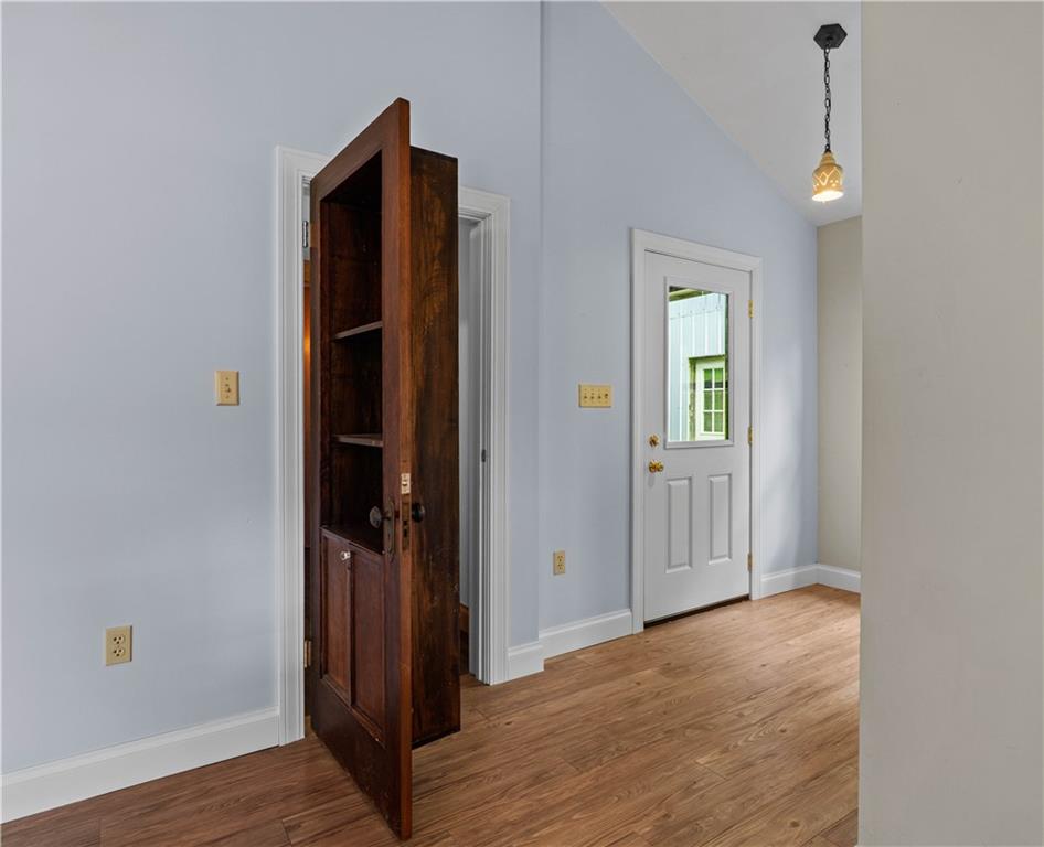 596 Wulfert Road Rochester Mills, PA 15771 - Photo 47 of 49 a view of an empty room with wooden floor and closet