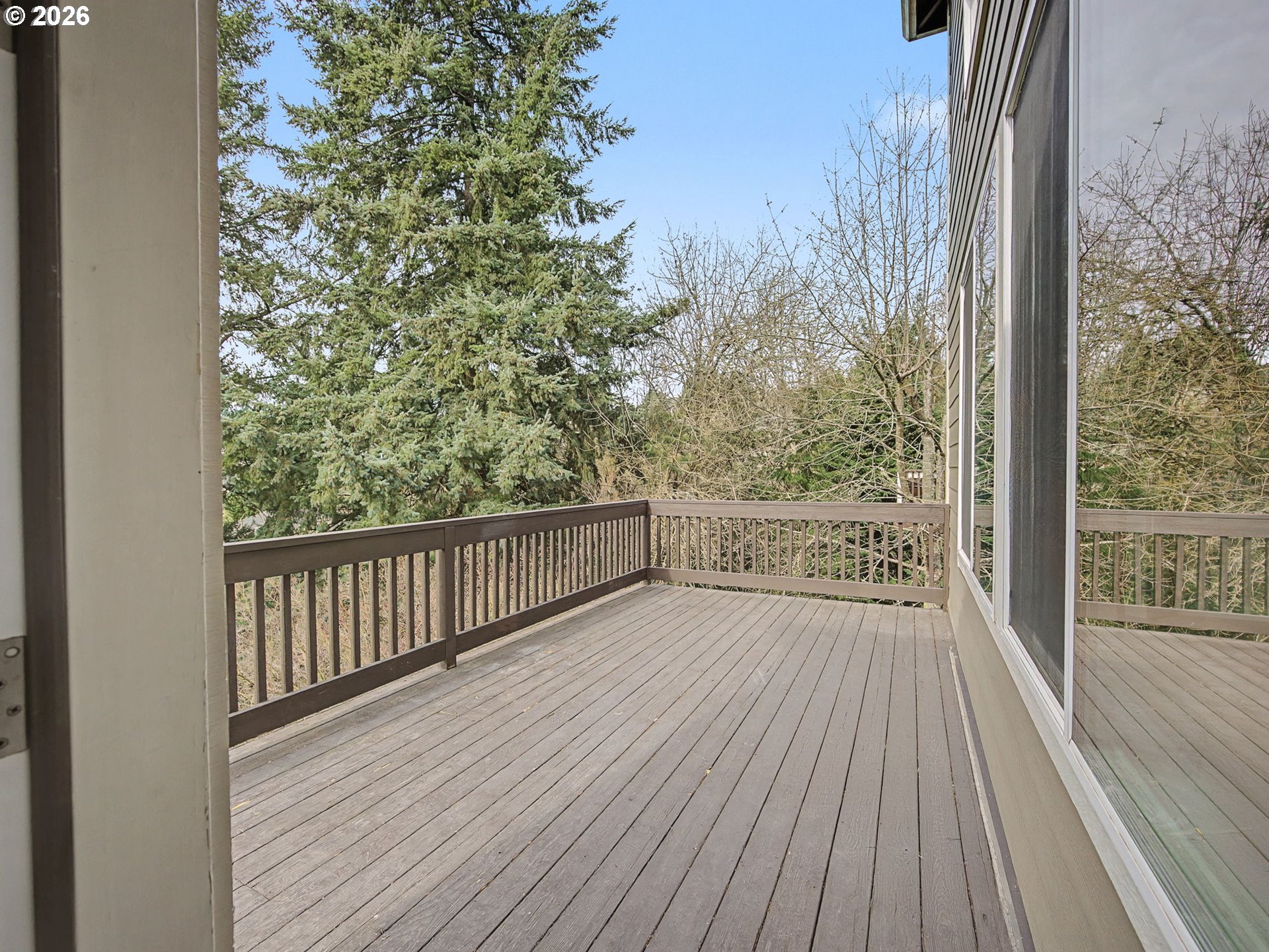 12410 Southwest Aspen Ridge Drive Tigard, OR 97224 - Photo 18 of 47 a view of balcony with wooden floor