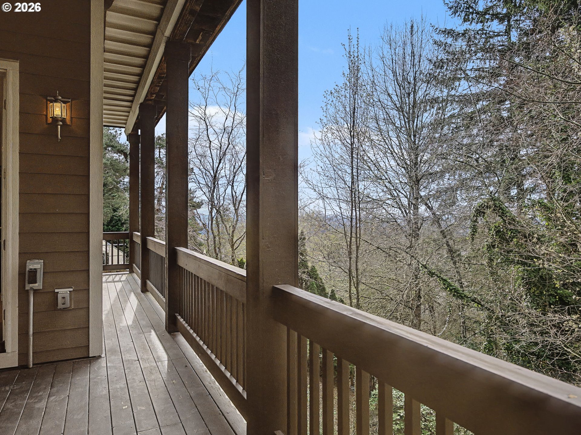 12410 Southwest Aspen Ridge Drive Tigard, OR 97224 - Photo 41 of 47 a view of a balcony with wooden floor