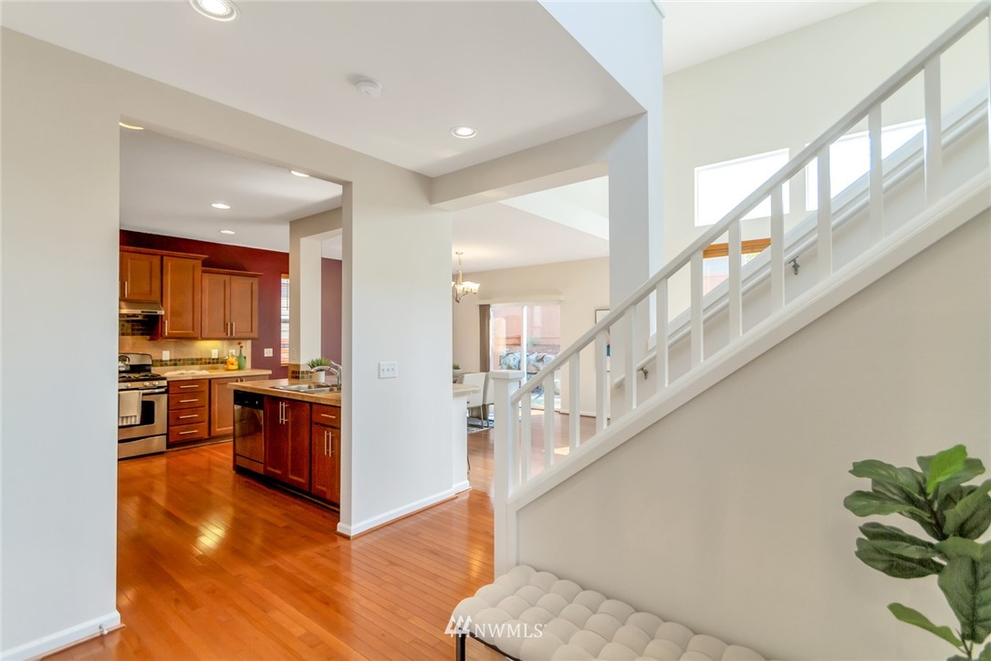 18615 35th Drive Southeast Bothell, WA 98012 - Photo 3 of 30 a view of entryway and kitchen