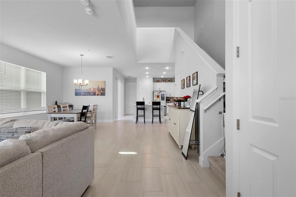 269 Platform Lane DeBary, FL 32713 - Photo 37 of 41 a view of living room with furniture and kitchen view