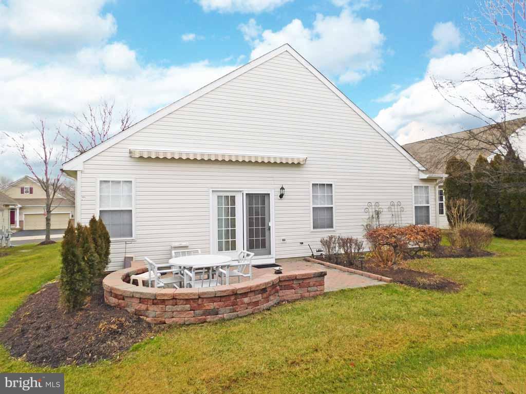 59 Bluebonnet Road Langhorne, PA 19047 - Photo 22 of 29 Private Brick Patio with Sitting Wall.