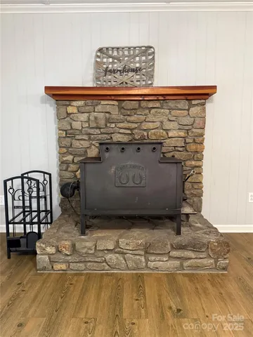 a view of fireplace