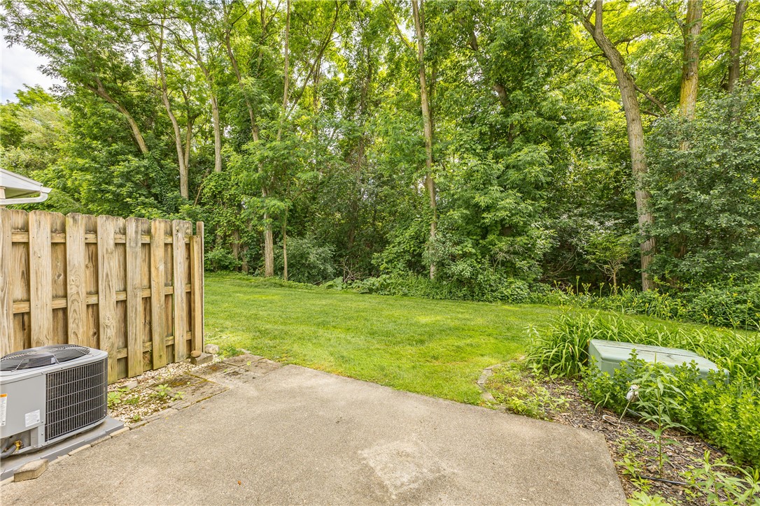 627 French Road Rochester, NY 14618 - Photo 18 of 21 Back patio overlooks woods