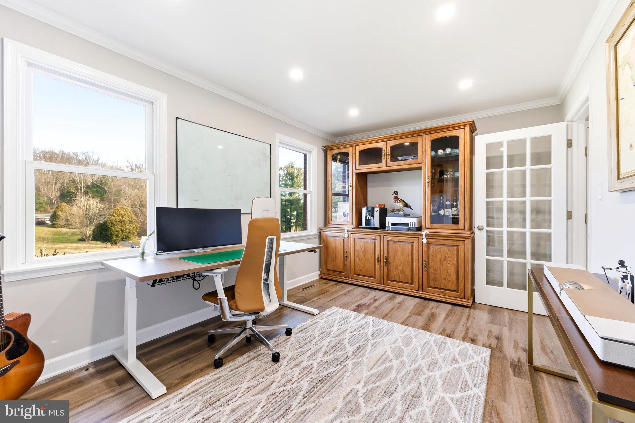 16932 Flickerwood Road Parkton, MD 21120 - Photo 21 of 64 a workspace with furniture hardwood and a window