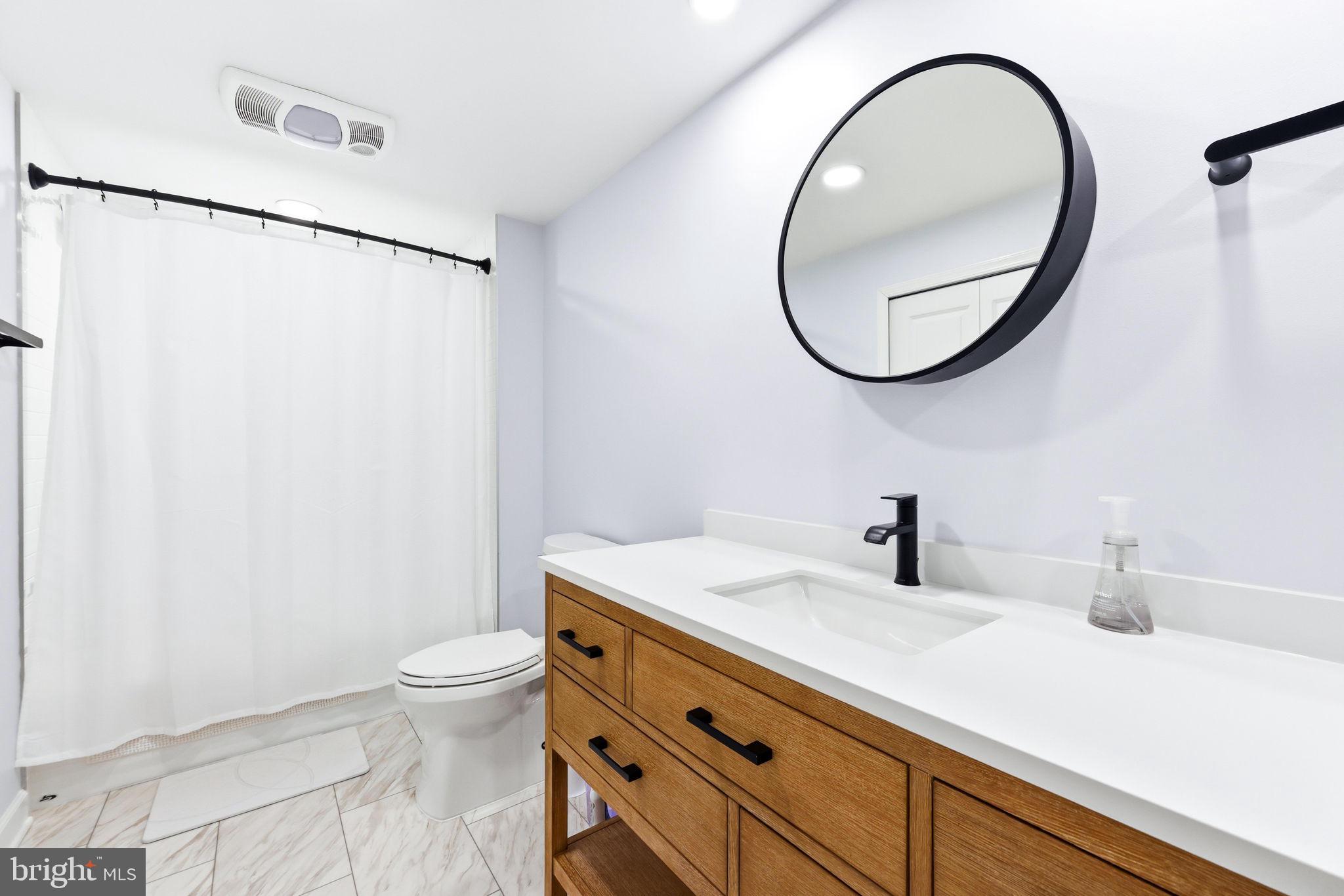 16932 Flickerwood Road Parkton, MD 21120 - Photo 42 of 64 a bathroom with a sink and a mirror