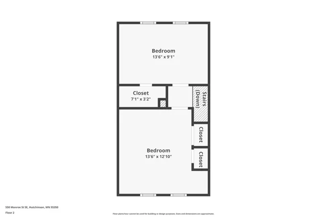 $224,900 | 550 Monroe Street Southeast, Hutchinson, MN 55350