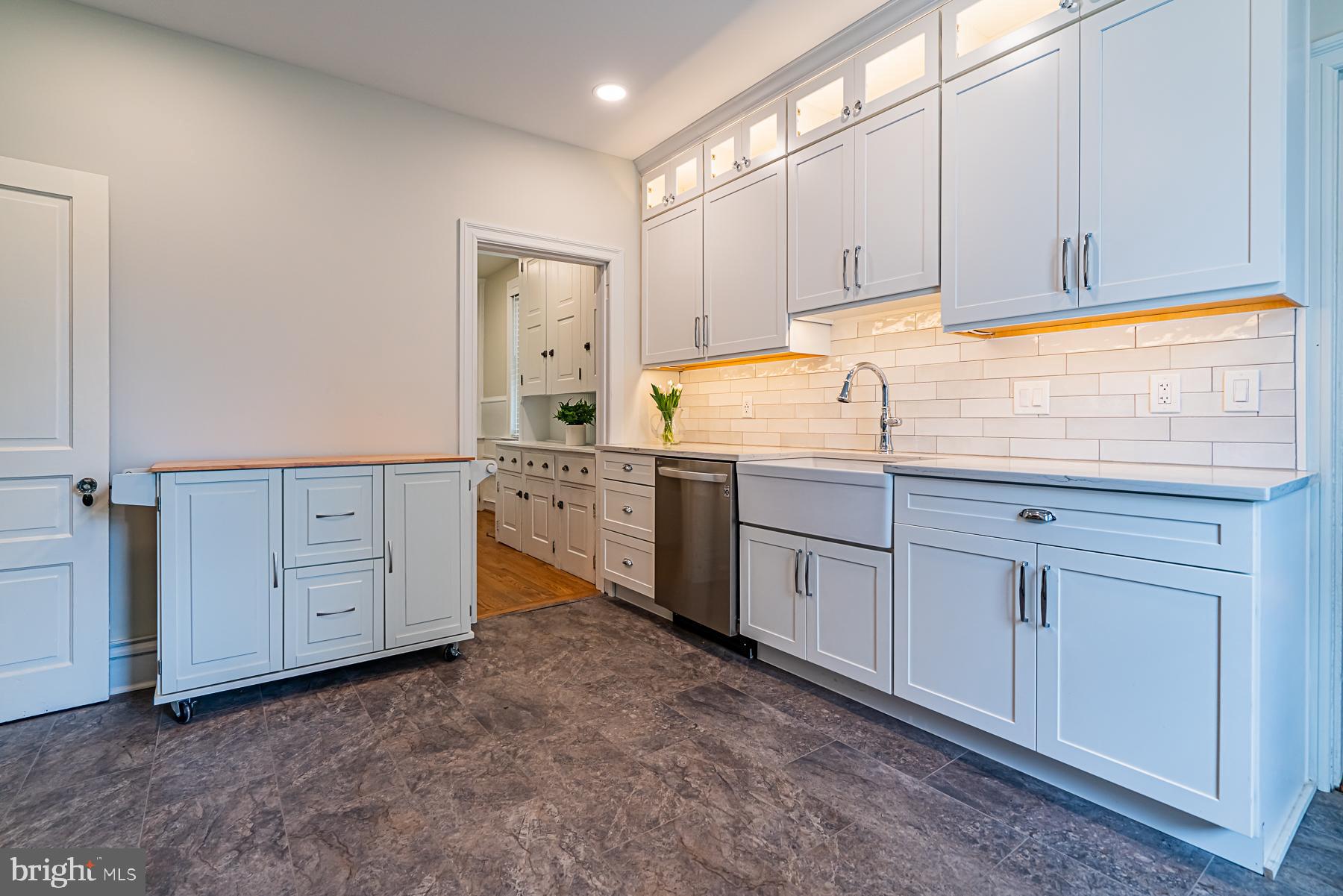 239 Mather Road Jenkintown, PA 19046 - Photo 16 of 64 Kitchen to Butler pantry