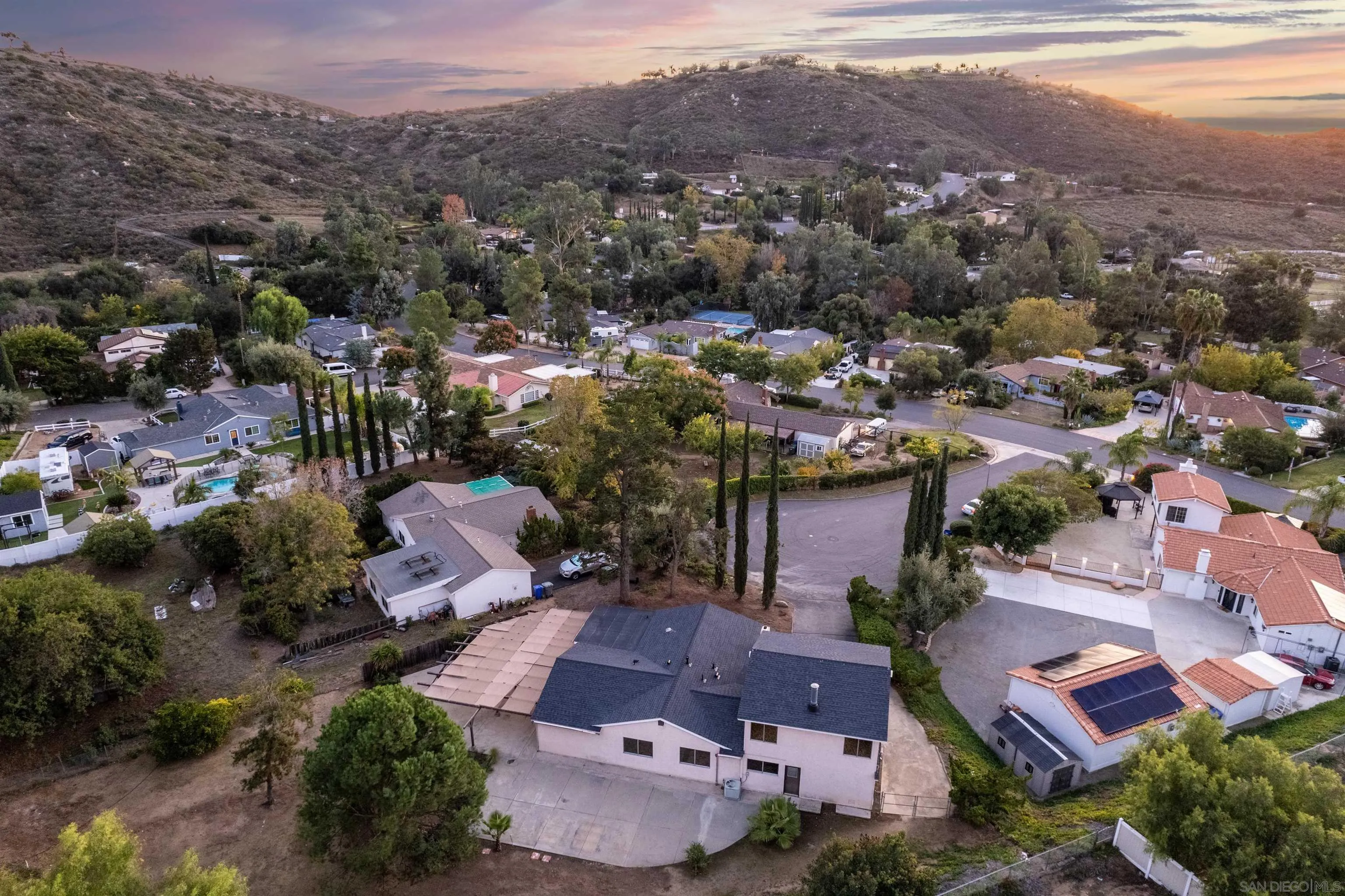 14537 Range Park Place Poway, CA 92064 - Photo 1 of 46 an aerial view of residential houses with outdoor space
