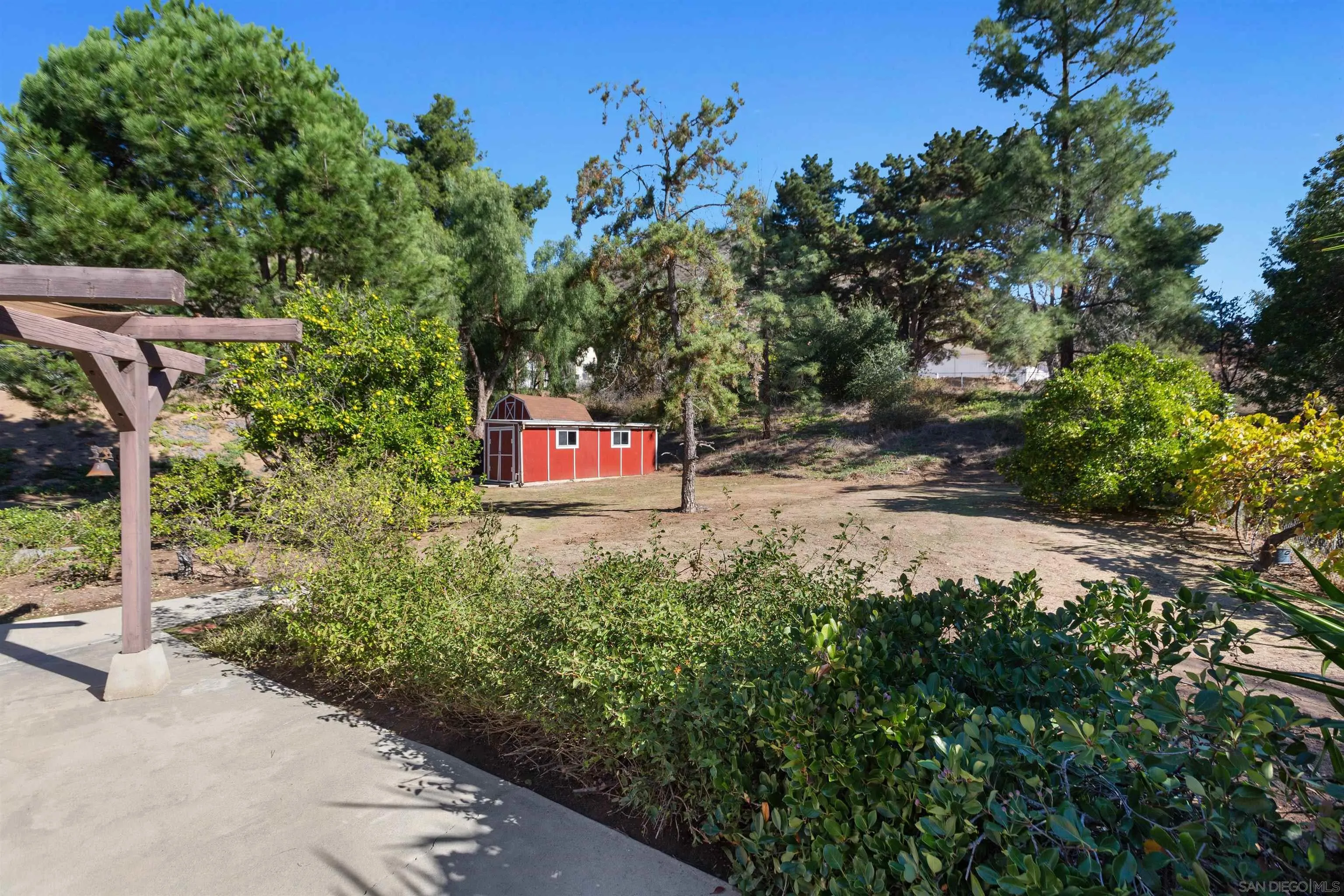 14537 Range Park Place Poway, CA 92064 - Photo 37 of 46 a view of a street with potted plants and large trees