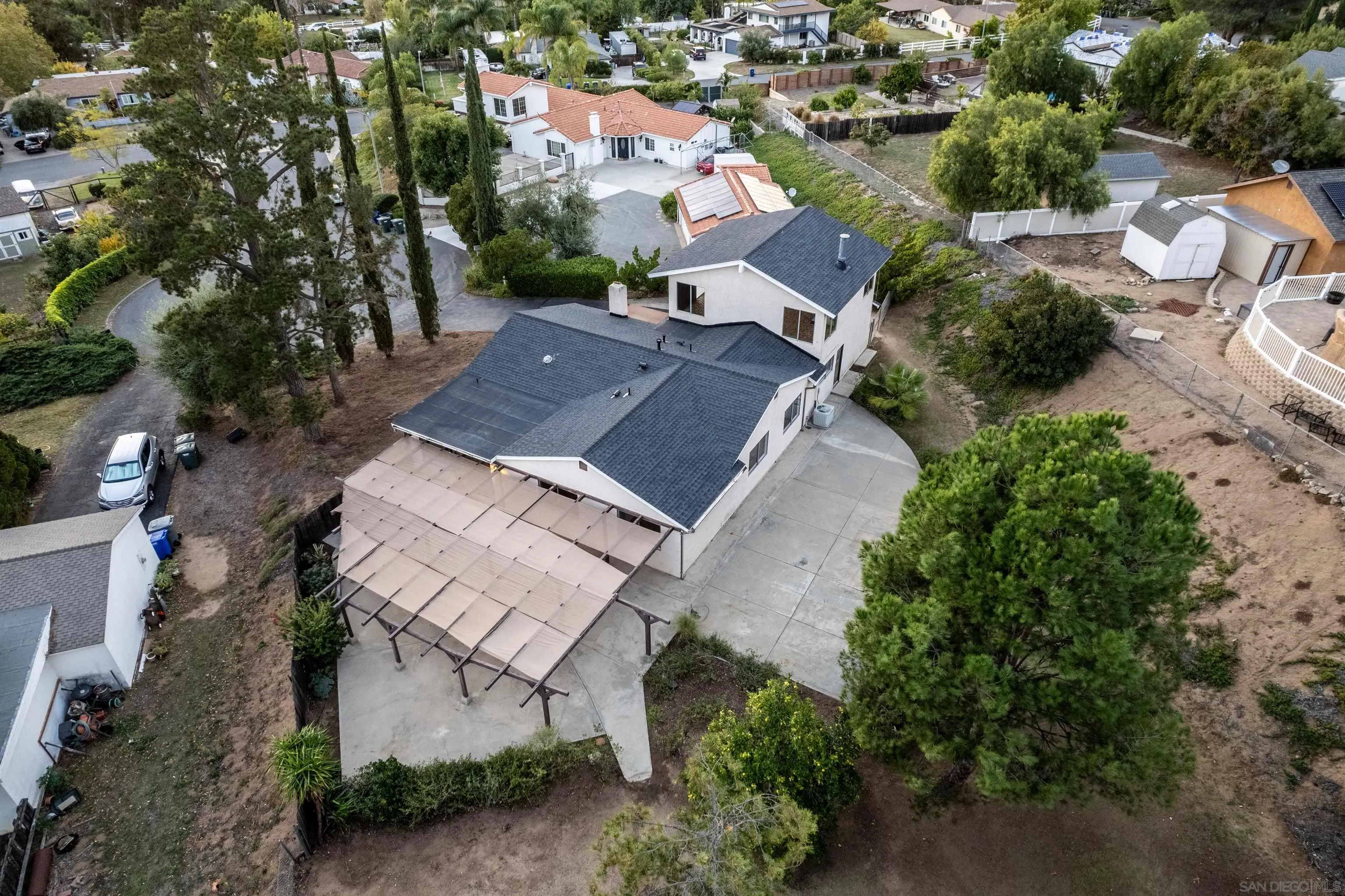 14537 Range Park Place Poway, CA 92064 - Photo 6 of 46 an aerial view of a house with outdoor space