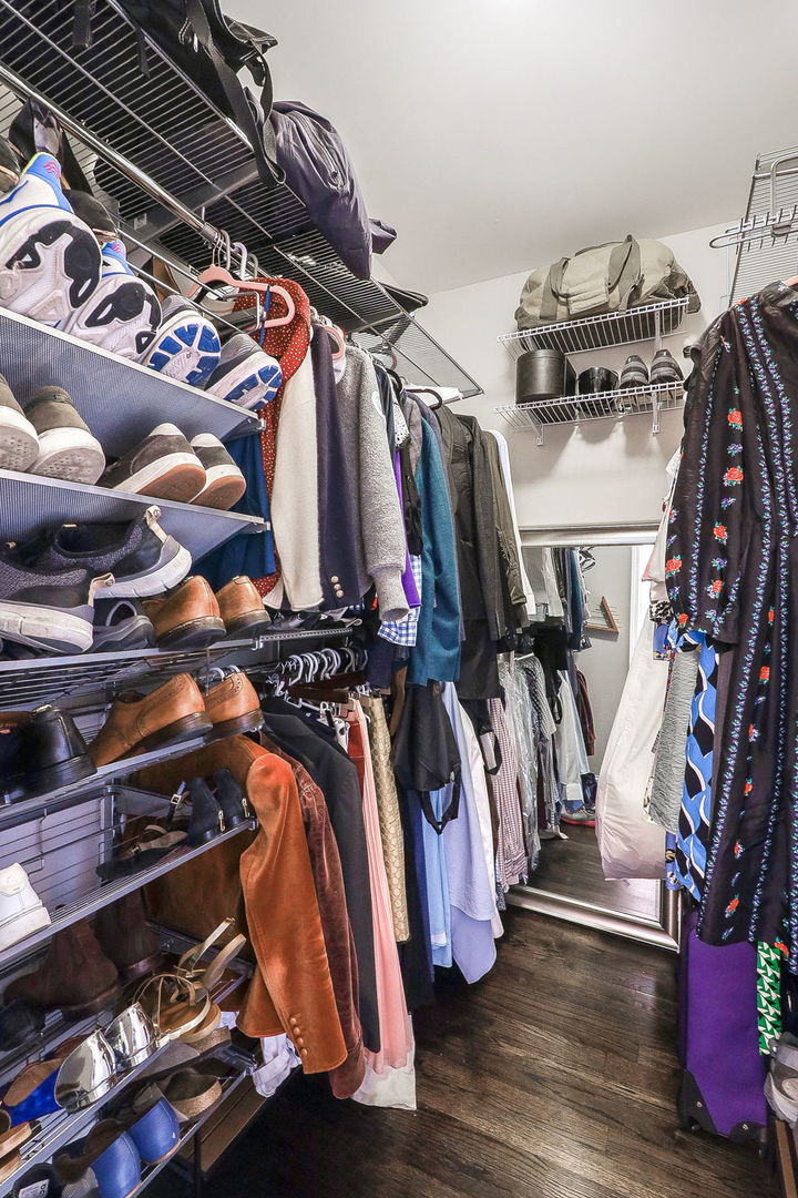 39 North Morgan Street, Unit 3 Chicago, IL 60607 - Photo 9 of 18 a view of walk in closet with clothes and shoes
