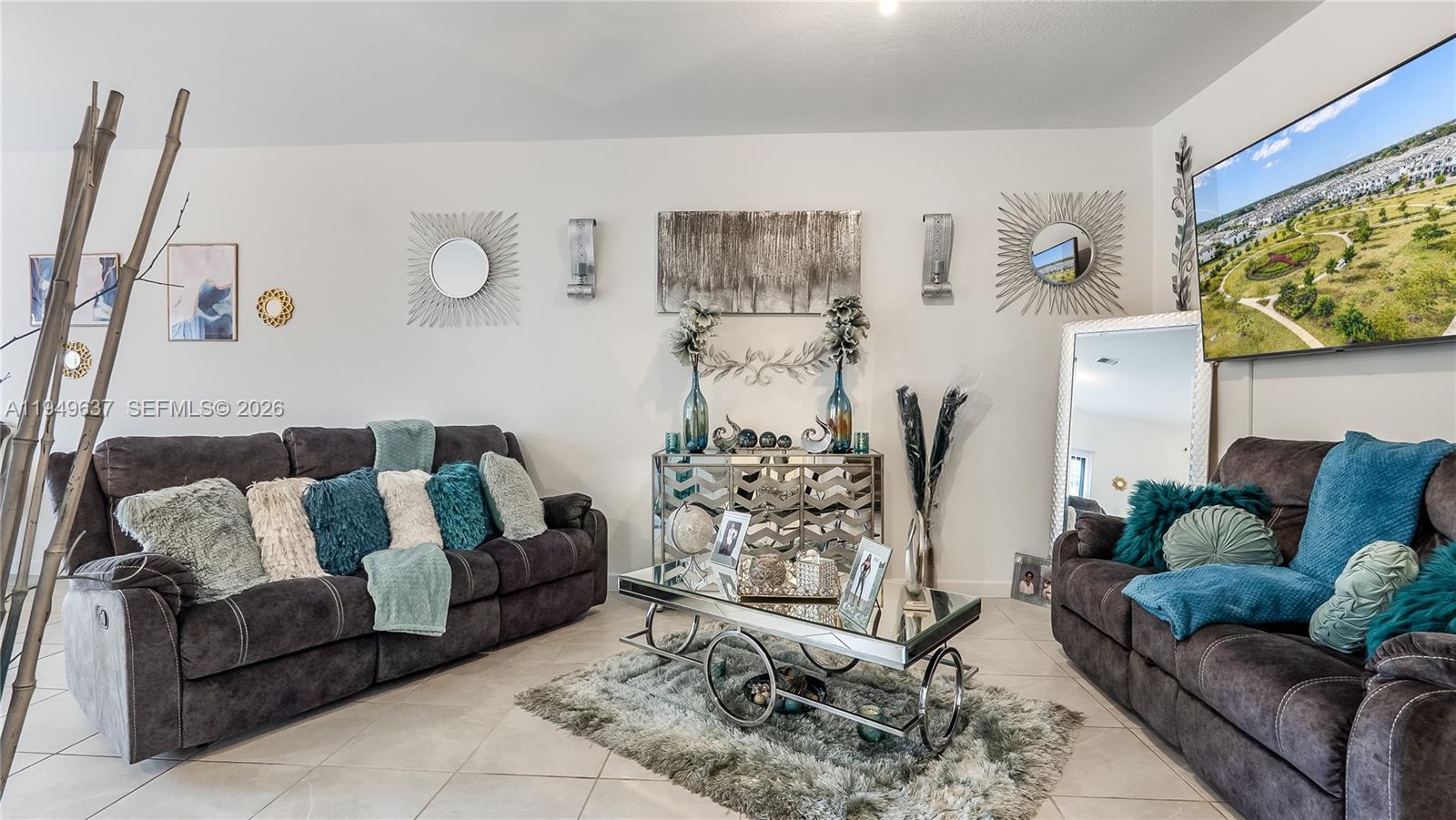 13410 Southwest 287th Terrace Homestead, FL 33033 - Photo 8 of 32 a living room with furniture and a couch